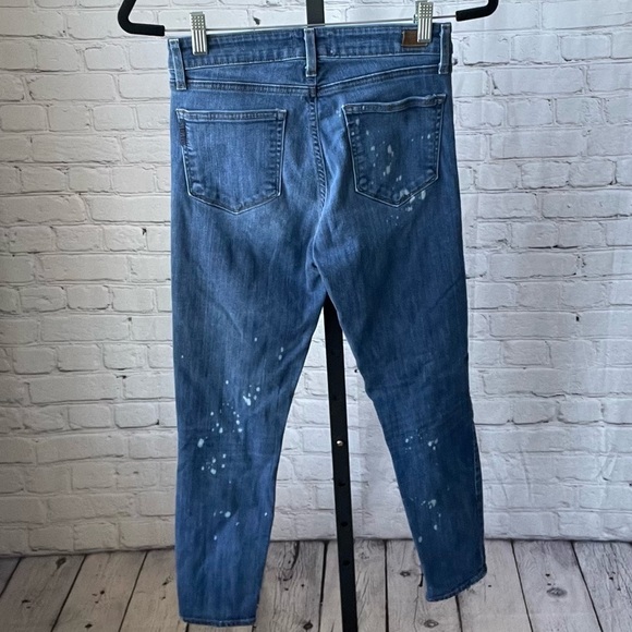 Paige Hoxton Ankle Distressed Jeans Size 28 - Picture 2 of 4